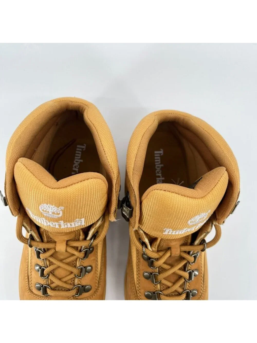 Timberland Euro Hiker Mens Size 11.5 Brown Casual Leather Hiking Nubuck Boots